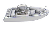 Алюминиевый катер A551 DC Aluminium double console boat